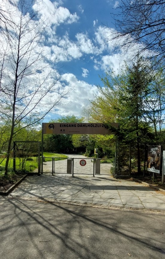 Zoo Bern Eingang,  Foto von: Sorin Schmassmann